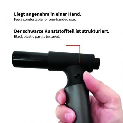 TQ JET Feuerzeug C52 Jet-Flame Gasbrenner Qualitäts-Sturmfeuerzeug