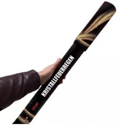 Preview: pyroland Kristallfeuerregen Gigant Handfontäne, gold 45 Sek.T1