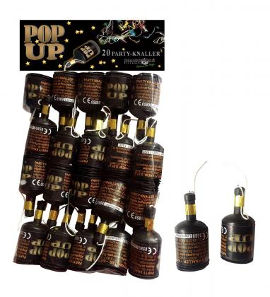 Blackboxx Pop Up Partypopper, 20er Pack