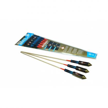 Funke Argento Gold Rockets Raketensortiment 25mm 6 Stück