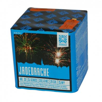 Funke Argento Jadedrache Feuerwerksbatterie 25 Schuss