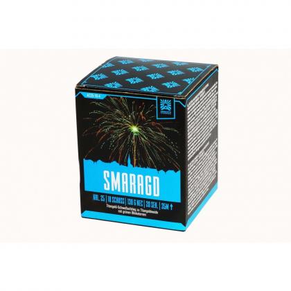 Funke Argento Smaragd Feuerwerksbatterie 10 Schuss