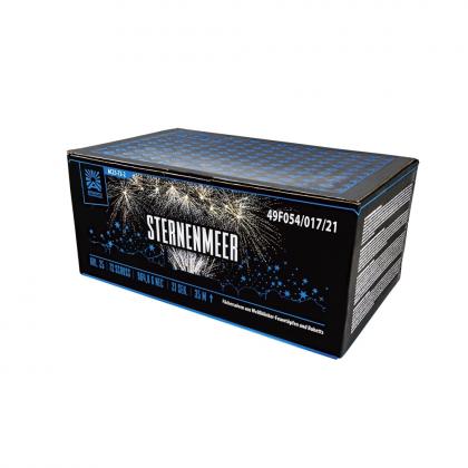 Funke Argento Sternenmeer Feuerwerksbatterie 72 Schuss Verbundfeuerwerk