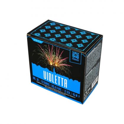 Funke Argento Violetta Feuerwerksbatterie 13 Schuss 30mm