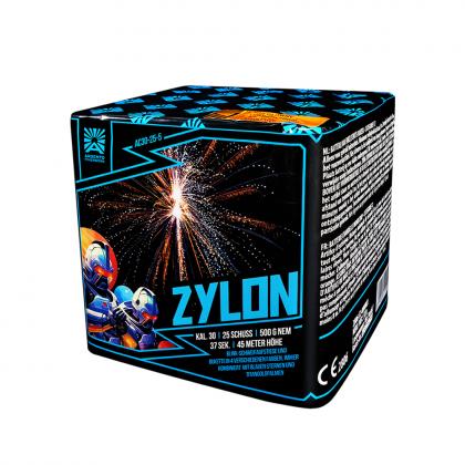 Funke Argento Zylon Feuerwerksbatterie 25 Schuss 30mm 500g