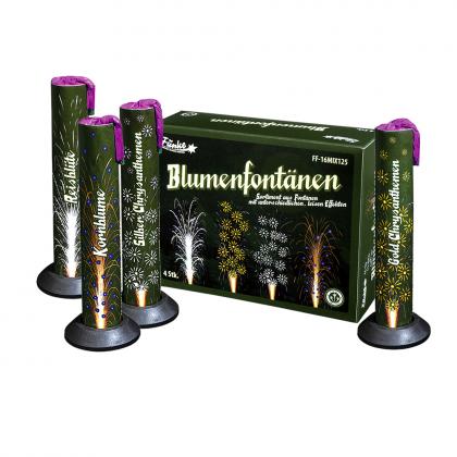 Funke Blumenfontänen Silber und Gold 4 Stück Schachtel