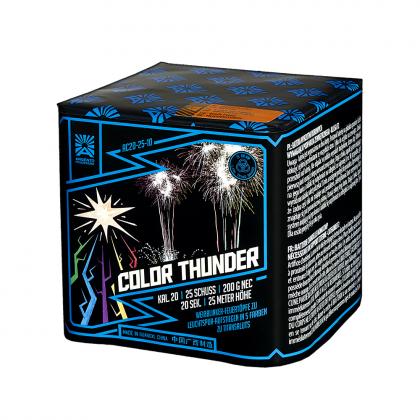 Funke Color Thunder 1.3G Salut-Knall Feuerwerksbatterie, 25 Schuss