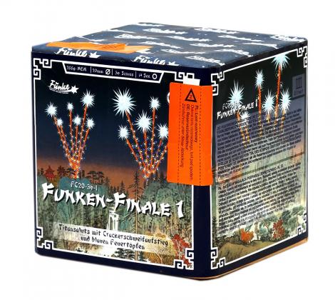 Funke Funken-Finale 1 1.3G Salut-Knall Feuerwerksbatterie, 36 Schuss