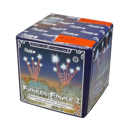 Funke Funken-Finale 2 1.3G Salut-Knall Feuerwerksbatterie, 36 Schuss