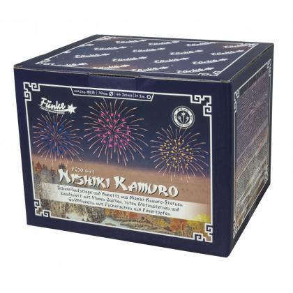 Funke Nishiki Kamuro Feuerwerksbatterie, 44 Schuss 1000g Verbundfeuerwerk