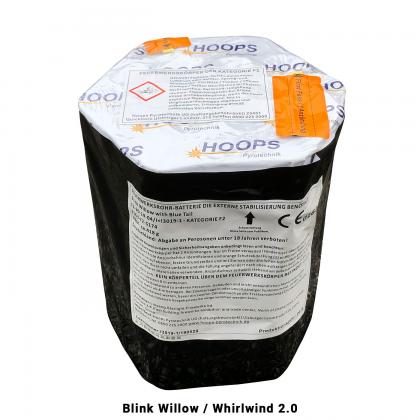 Hoops Pyrotechnik Feuerwerksbatterie Blink Willow 19 Schuss Kal. 30mm 1.3G