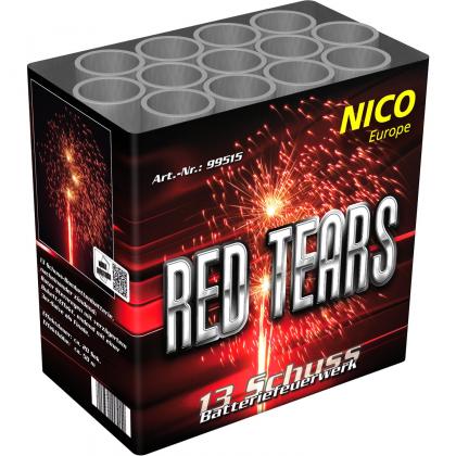 Nico Red Tears Feuerwerksbatterie 13 Schuss