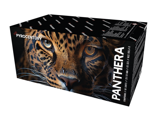 Pyrocentury Panthera 66 Schuss ca. 1000g Verbundfeuerwerk
