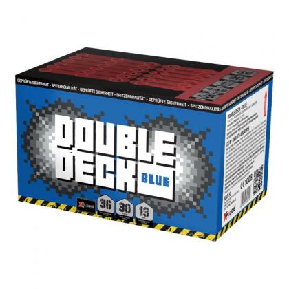 Xplode Double Deck Fächerbatterie 36 Schuss Blau