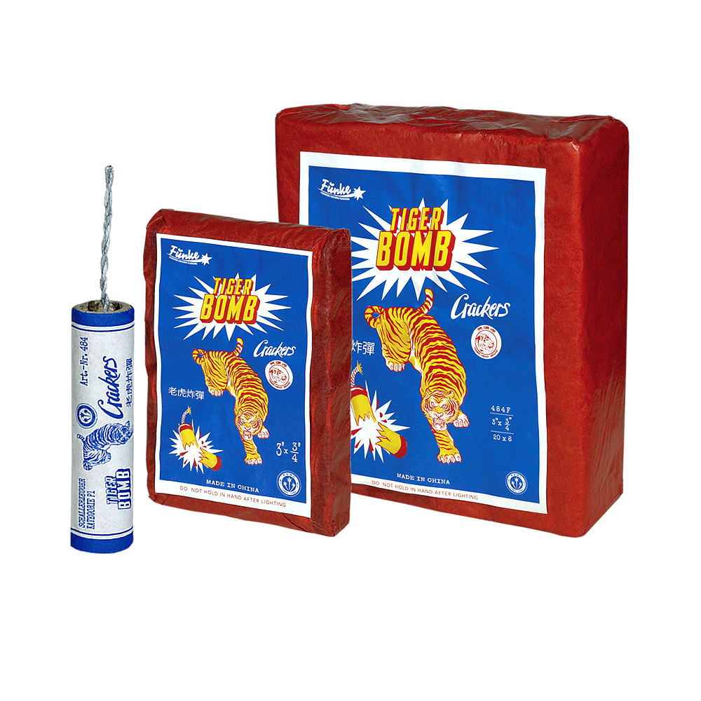 Funke ChinaBöller C Tiger Bomb Edition Schinken 120 Böller Pyroskyline