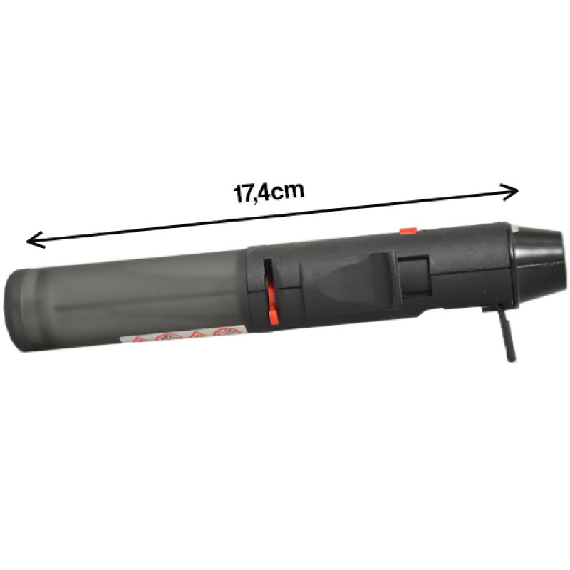 Sturmfeuerzeug Jet-Flame Gasbrenner Qualitäts-Feuerzeug Black Turbo