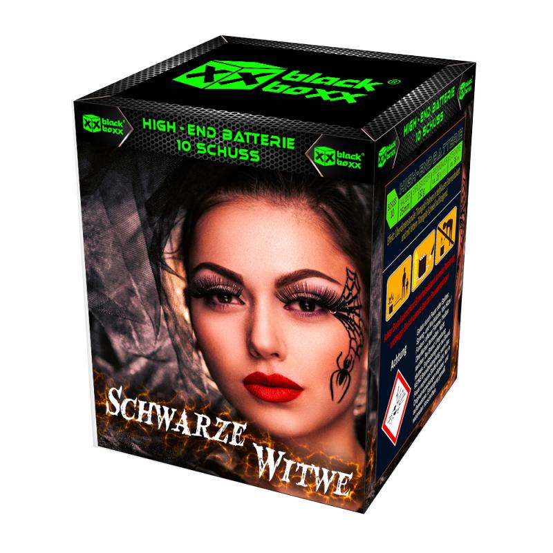 Blackboxx Schwarze Witwe Feuerwerksbatterie, 10 Schuss Blackboxx Schwarze Witwe Feuerwerksbatterie, 10 Schuss