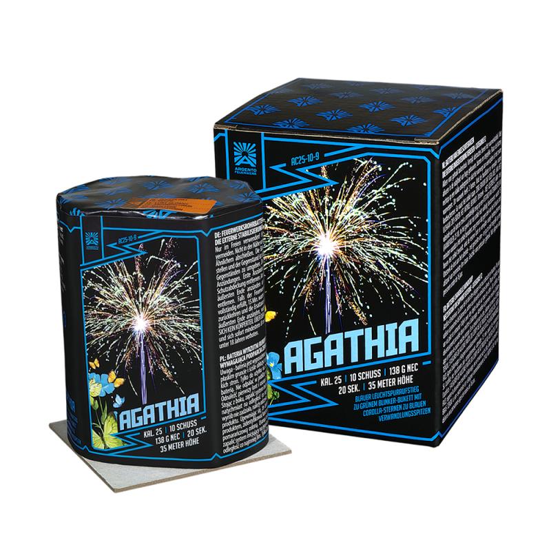 Funke Argento Agathia Feuerwerksbatterie 16 Schuss 25mm
