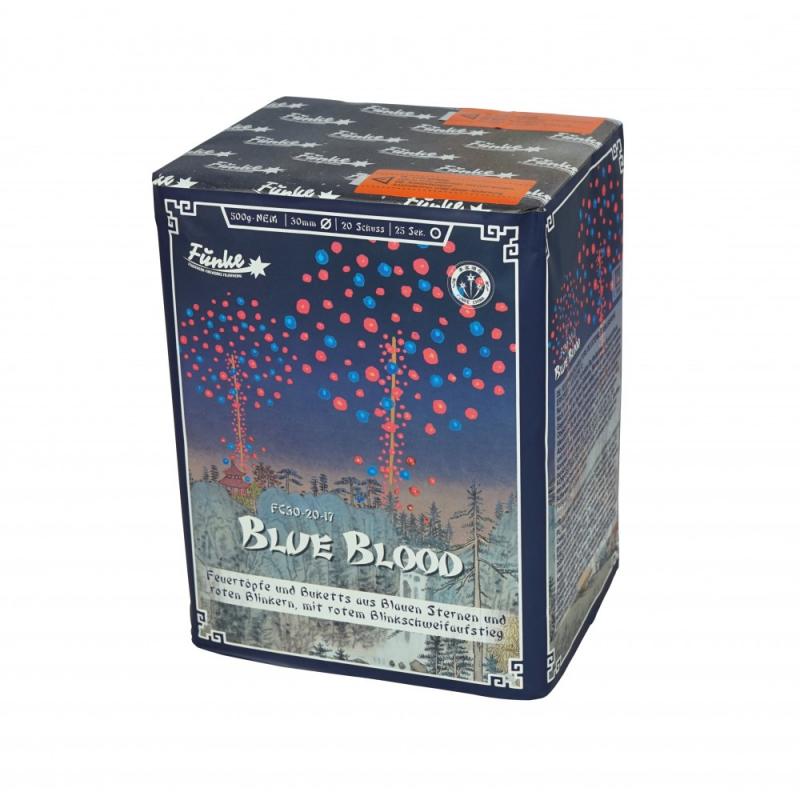 Funke Blue Blood Feuerwerksbatterie 20 Schuss