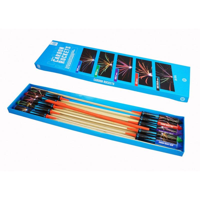 Funke Carbon Rockets Raketen Raketensortiment 10 Stück Funke Carbon Rockets Raketen Raketensortiment 10 Stück