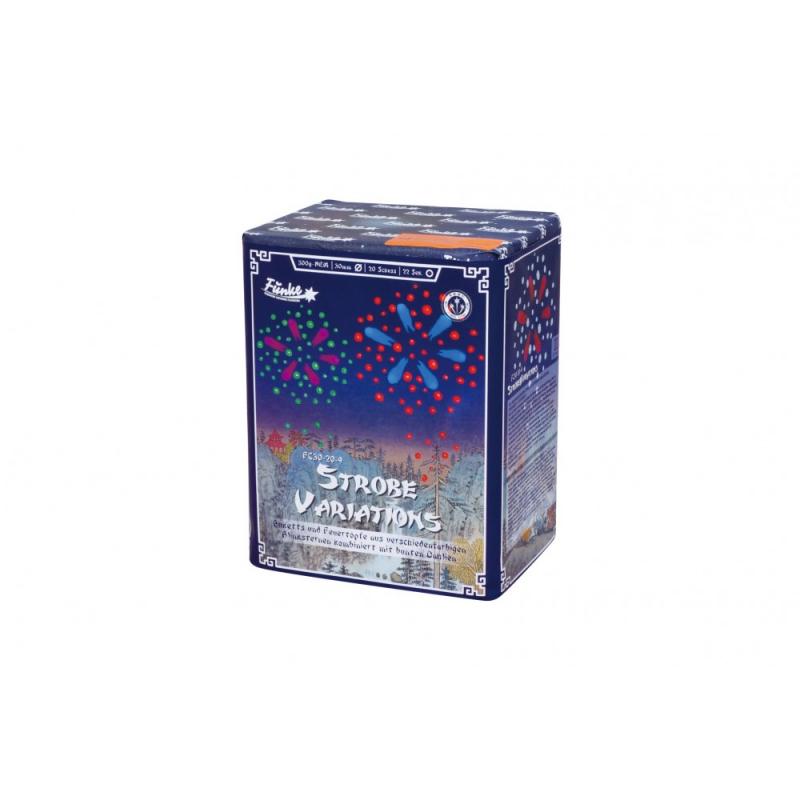 Funke Strobe Variations Feuerwerksbatterie 20 Schuss 30mm Funke Strobe Variations Feuerwerksbatterie 20 Schuss 30mm