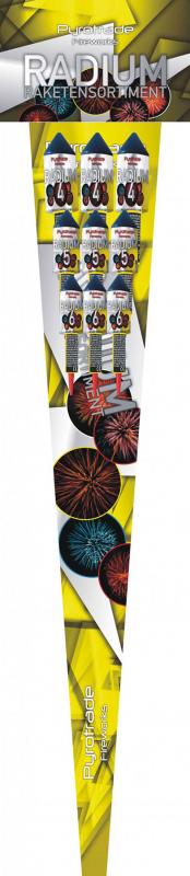 Pyrotrade Radium Raketensortiment 9-tlg. Pyrotrade Radium Raketensortiment 9-tlg.