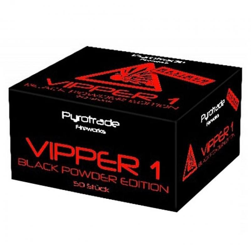 Pyrotrade Vipper 1 Schwarzpulver-Knaller Böller 50 Stück Packung