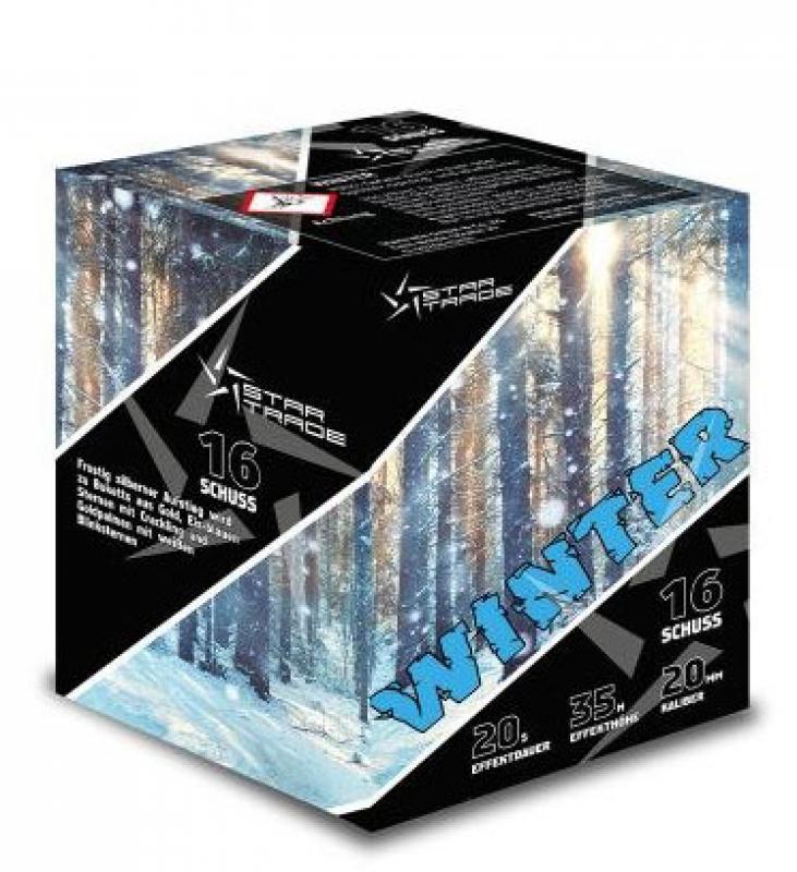 Startrade Winter Feuerwerksbatterie 16 Schuss 20mm